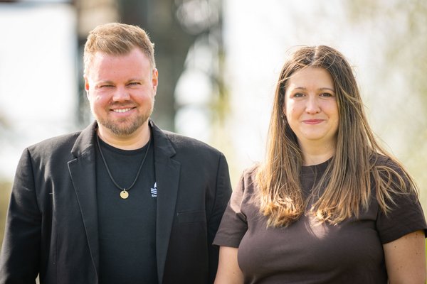 Fraktionsvorsitzende Christian Pelikan und Alina Böhme