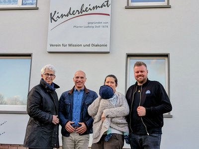 Ulle Schauws MdB, Torsten Blach, Alina Böhme und Christian Pelikan (v.l.n.r.)