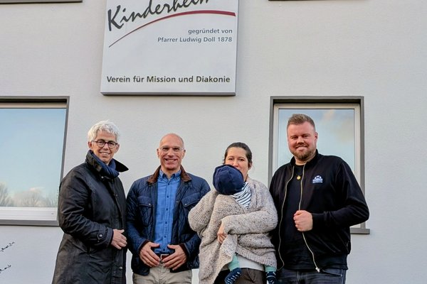Ulle Schauws MdB, Torsten Blach, Alina Böhme und Christian Pelikan (v.l.n.r.)