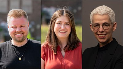 Christian Pelikan, Alina Böhme und Ulle Schauws (v.l.n.r.)