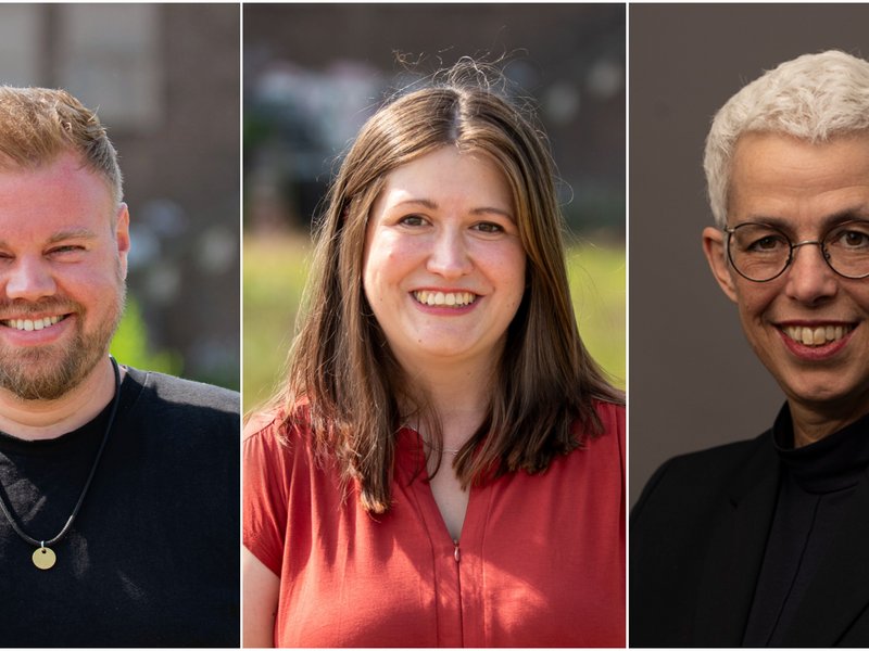 Christian Pelikan, Alina Böhme und Ulle Schauws (v.l.n.r.)