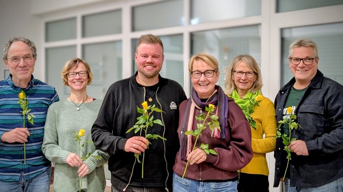 Steffen Richter, Marion Jelitto, Christian Pelikan, Karin Fetzer, Marion Fritsch und Torsten Wittrock